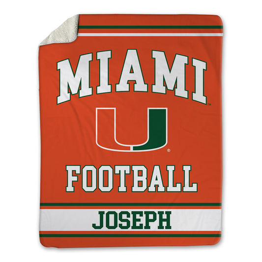 Miami - NCAA Football : Nathaniel Joseph - Blanket-0