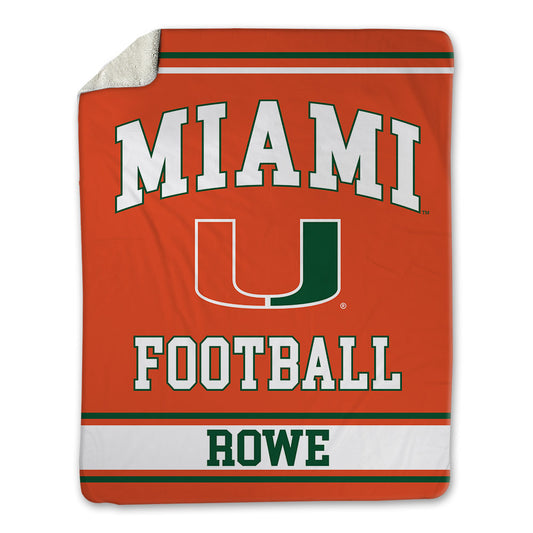 Miami - NCAA Football : Tyler Rowe - Blanket-0