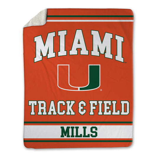 Miami - NCAA Women's Track & Field : Jemima Mills - Blanket-0