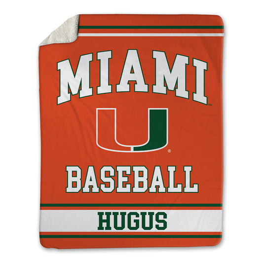 Miami - NCAA Baseball : Griffin Hugus - Blanket-0