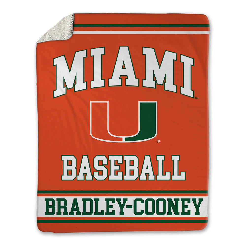 Miami - NCAA Baseball : Packy Bradley-Cooney - Blanket-0
