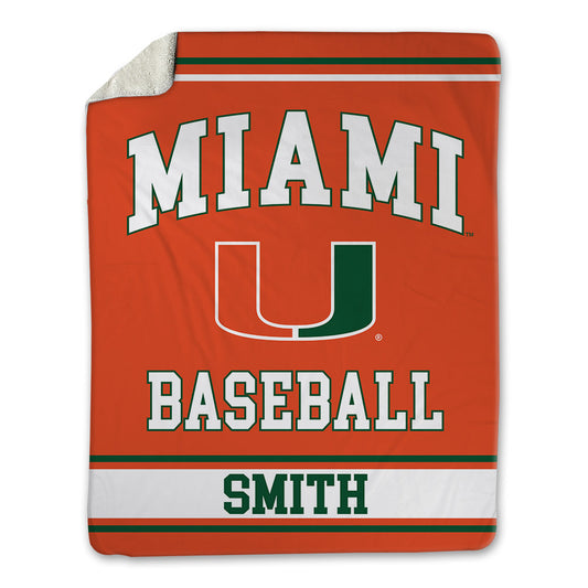 Miami - NCAA Baseball : Will Smith - Blanket-0