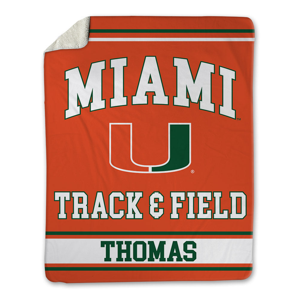 Miami - NCAA Men's Track & Field : Matthew Thomas - Blanket-0