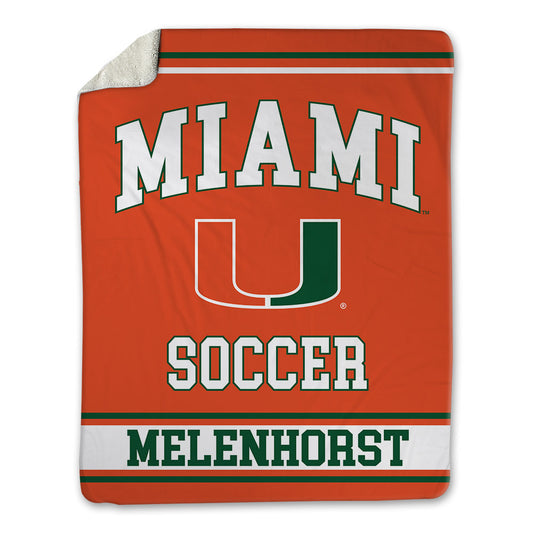 Miami - NCAA Women's Soccer : Teegan Melenhorst - Blanket-0