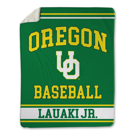 Oregon - NCAA Baseball : Naulivou Lauaki Jr. - Blanket-0