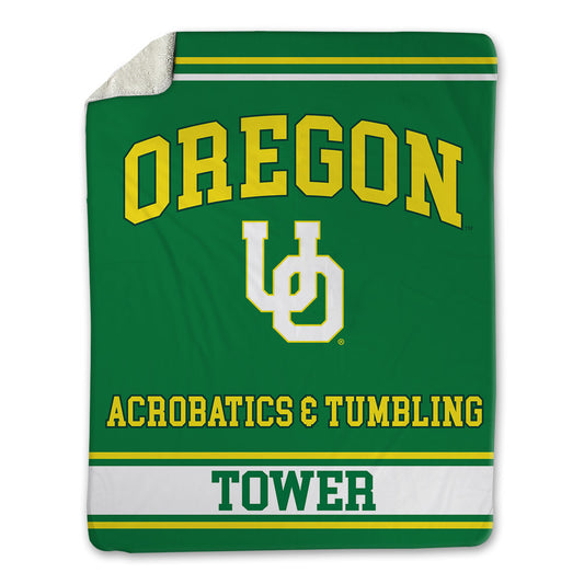 Oregon - NCAA Acrobatics & Tumbling : Mailee Tower - Blanket-0