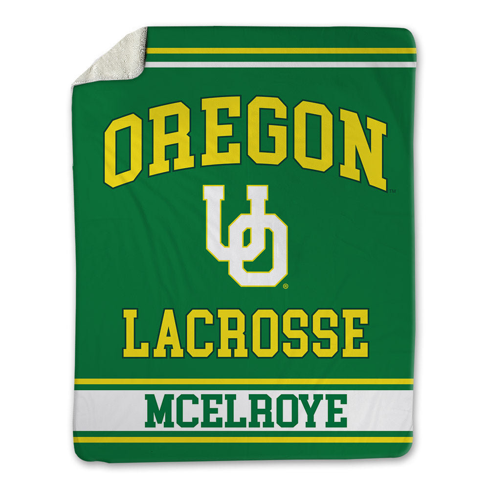 Oregon - NCAA Women's Lacrosse : Nya McElroye - Blanket-0