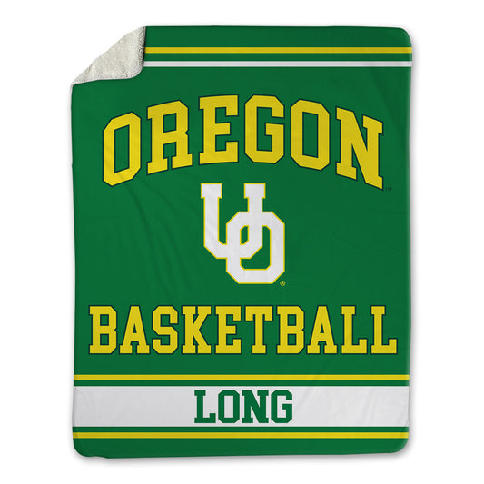 Oregon - NCAA Women's Basketball : Ari Long - Blanket-0