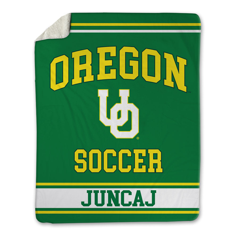 Oregon - NCAA Women's Soccer : Brooke Juncaj - Blanket-0