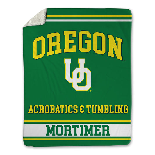 Oregon - NCAA Acrobatics & Tumbling : Brynn Mortimer - Blanket-0
