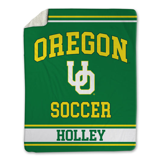 Oregon - NCAA Women's Soccer : Jayde Holley - Blanket-0