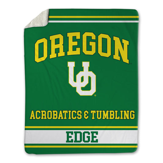 Oregon - NCAA Acrobatics & Tumbling : Aubrey Edge - Blanket-0