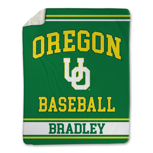 Oregon - NCAA Baseball : Tanner Bradley - Blanket-0