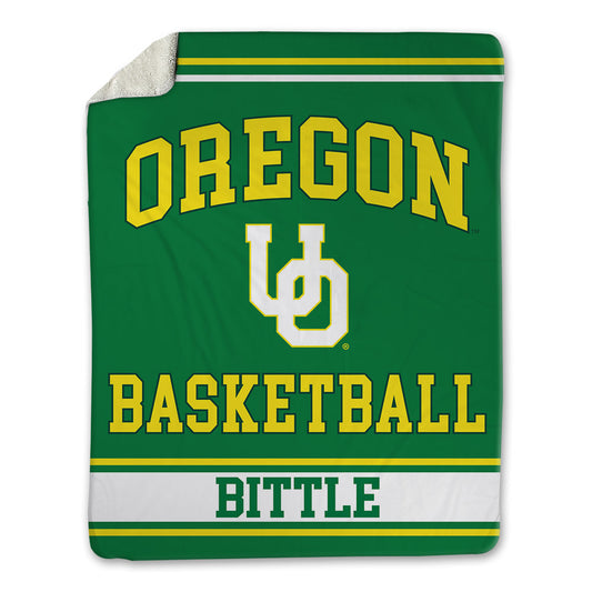 Oregon - NCAA Men's Basketball : Nate Bittle - Blanket-0
