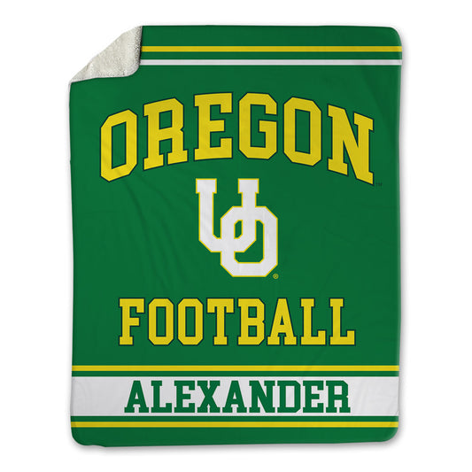 Oregon - NCAA Football : Bear Alexander - Blanket-0
