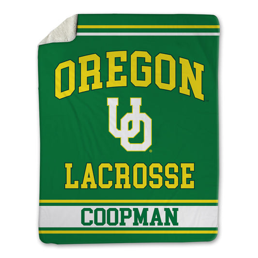 Oregon - NCAA Women's Lacrosse : Carly Coopman - Blanket-0