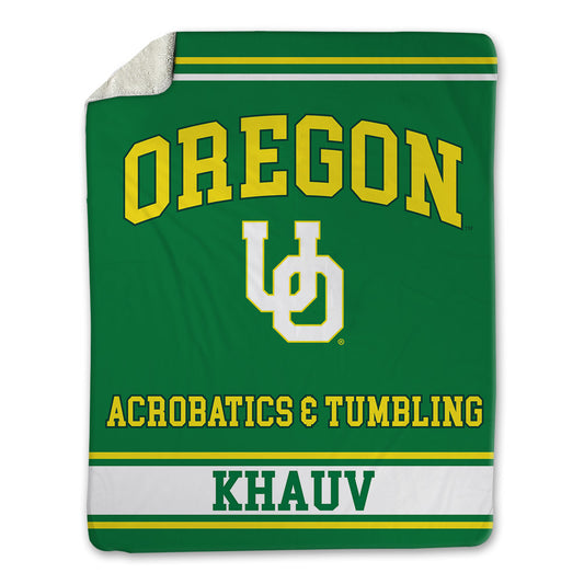 Oregon - NCAA Acrobatics & Tumbling : Maya Khauv - Blanket-0