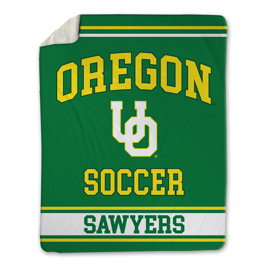 Oregon - NCAA Women's Soccer : Izzy Sawyers - Blanket-0