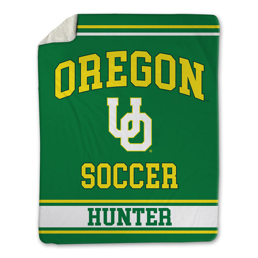 Oregon - NCAA Women's Soccer : Abella Hunter - Blanket-0