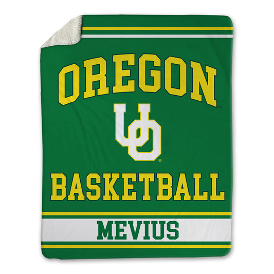 Oregon - NCAA Women's Basketball : Elisa Mevius - Blanket-0
