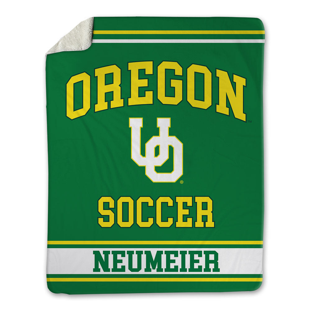 Oregon - NCAA Women's Soccer : Samantha Neumeier - Blanket-0