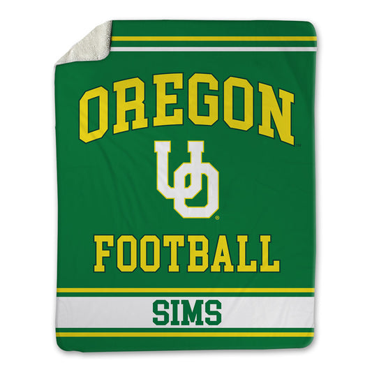 Oregon - NCAA Football : Xadavien Sims - Blanket-0