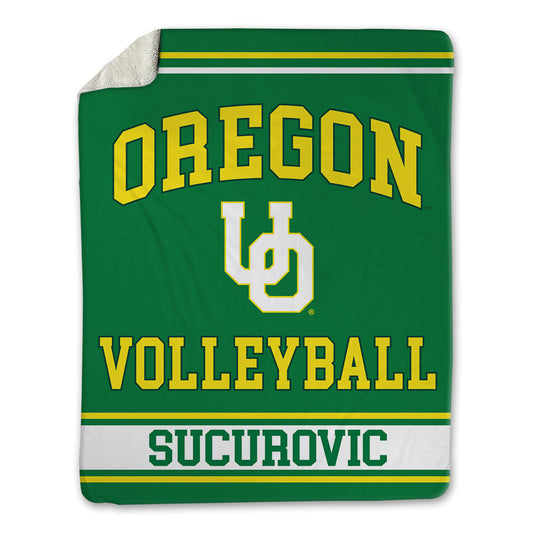 Oregon - NCAA Women's Volleyball : Iva Sucurovic - Blanket-0