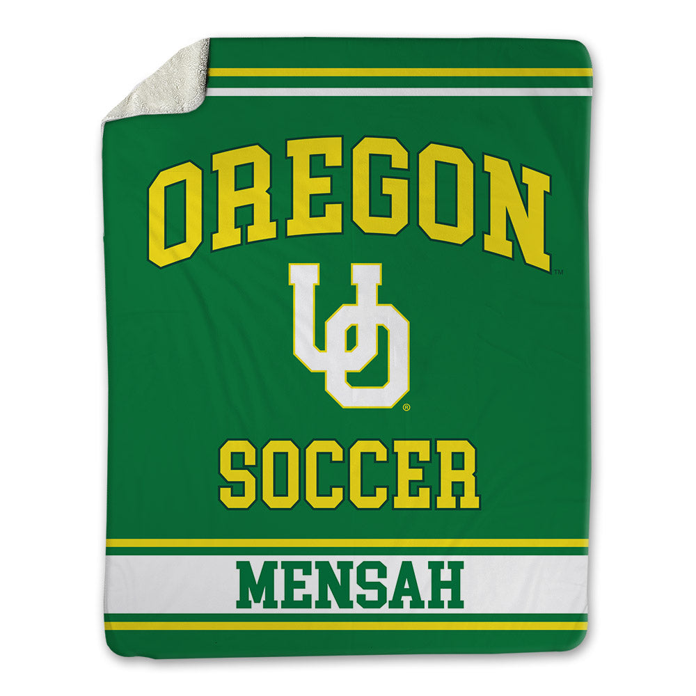 Oregon - NCAA Women's Soccer : Grace Mensah - Blanket-0