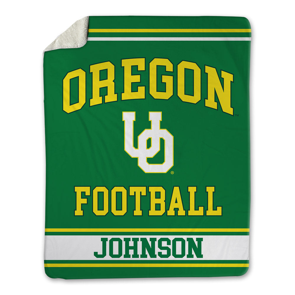 Oregon - NCAA Football : Matthew Johnson - Blanket-0