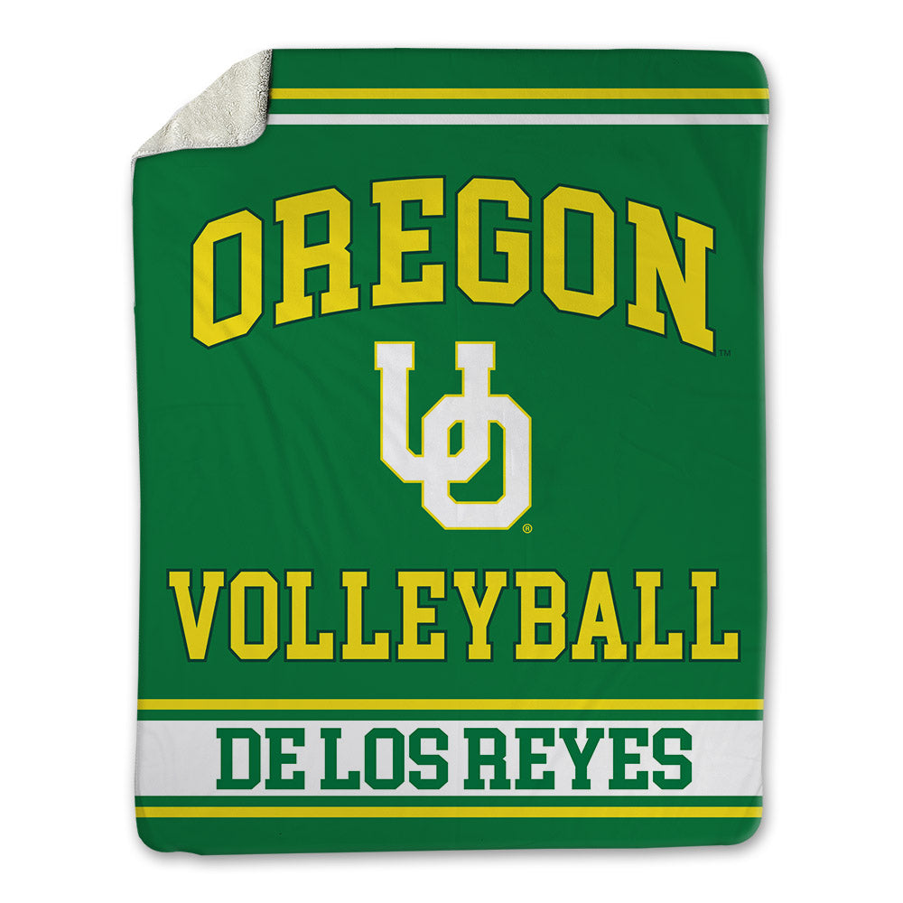 Oregon - NCAA Women's Volleyball : Maya De Los Reyes - Blanket-0
