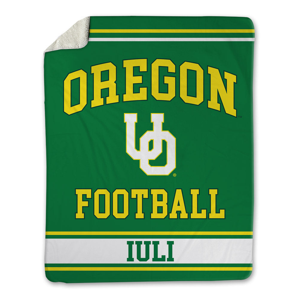 Oregon - NCAA Football : Dave Iuli - Blanket-0