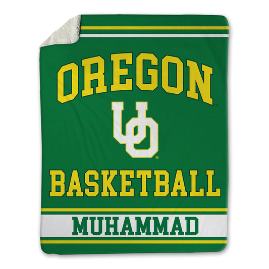 Oregon - NCAA Women's Basketball : Amina Muhammad - Blanket-0