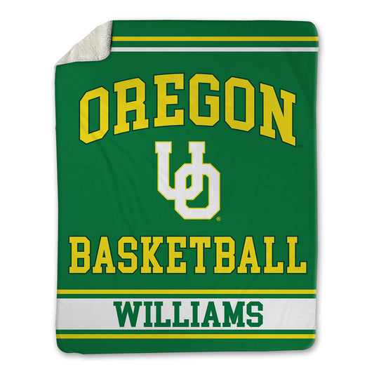 Oregon - NCAA Women's Basketball : Janiyah Williams - Blanket-0