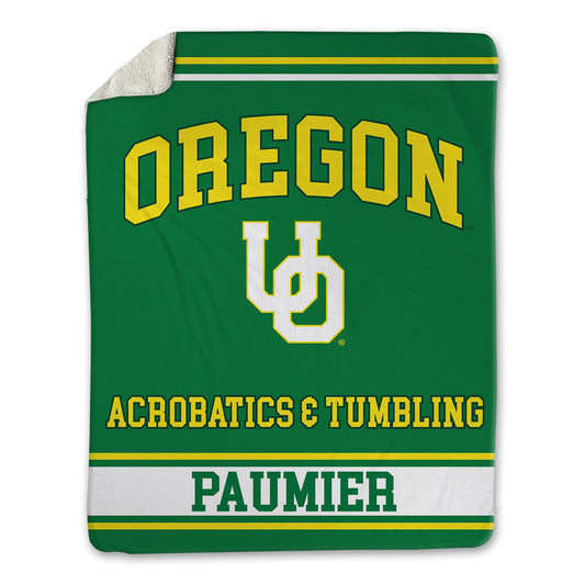 Oregon - NCAA Acrobatics & Tumbling : Lilly Paumier - Blanket-0