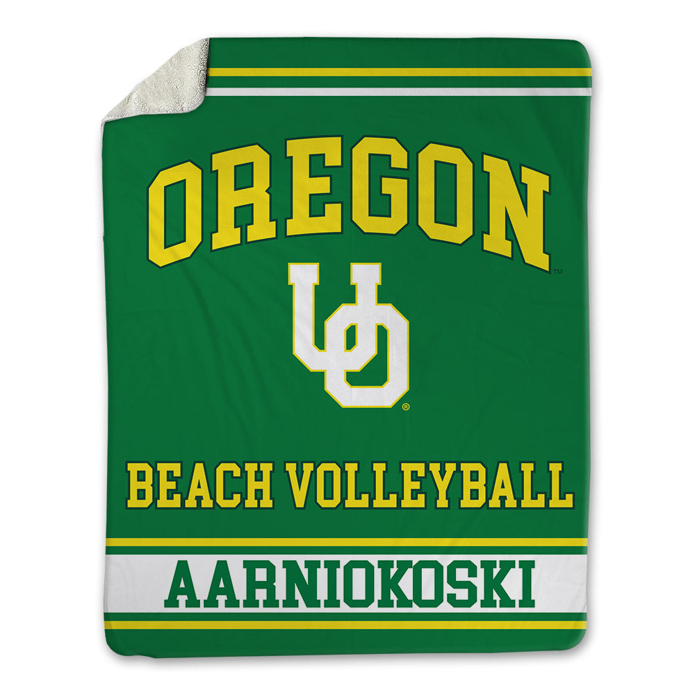 Oregon - NCAA Beach Volleyball : Serena Aarniokoski - Blanket-0