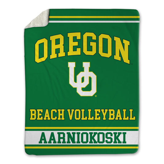 Oregon - NCAA Beach Volleyball : Serena Aarniokoski - Blanket-0