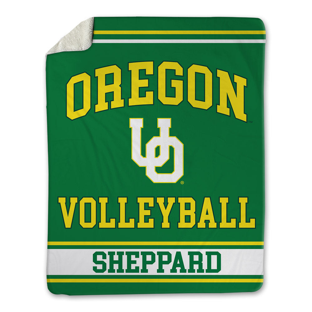 Oregon - NCAA Women's Volleyball : Reese Sheppard - Blanket-0