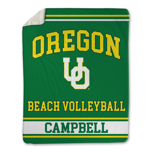 Oregon - NCAA Beach Volleyball : Addison Campbell - Blanket-0