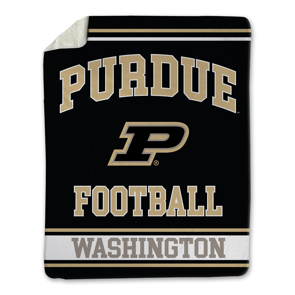 Purdue - NCAA Football : David Washington - Blanket-0