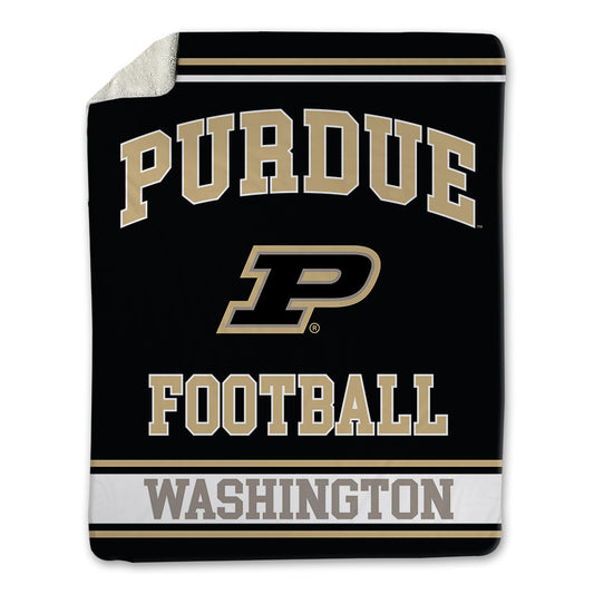 Purdue - NCAA Football : David Washington - Blanket-0