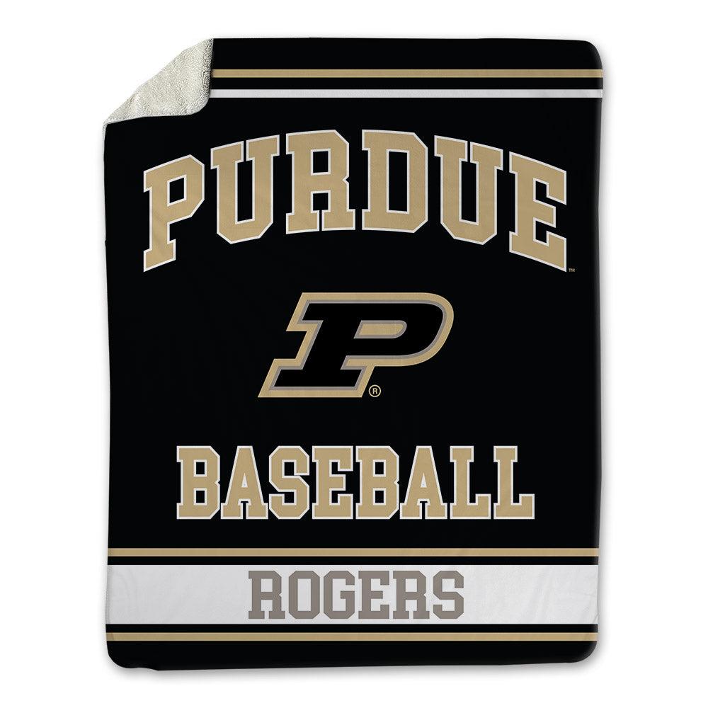 Purdue - NCAA Baseball : Brandon Rogers - Blanket-0