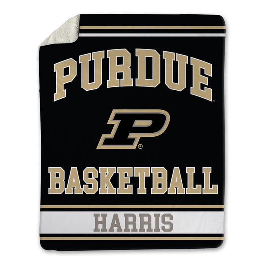Purdue - NCAA Men's Basketball : Gicarri Harris - Blanket-0