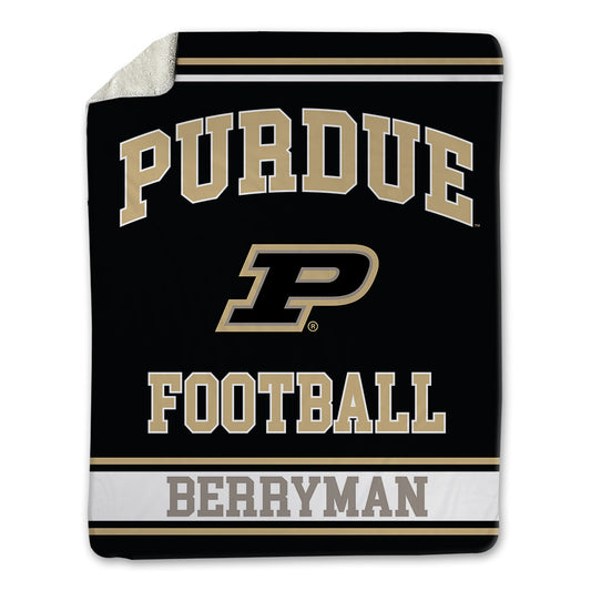 Purdue - NCAA Football : Jackson Berryman - Blanket-0