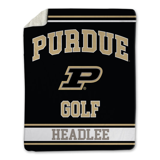 Purdue - NCAA Women's Golf : Michaela Headlee - Blanket-0