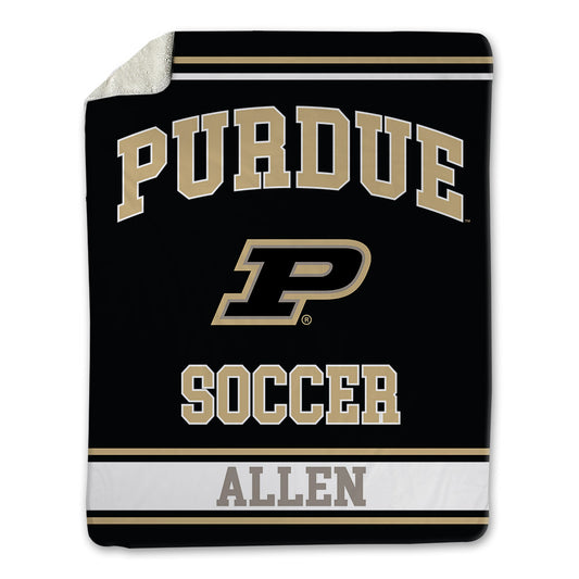 Purdue - NCAA Women's Soccer : Zoie Allen - Blanket-0