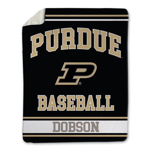 Purdue - NCAA Baseball : Trip Dobson - Blanket-0