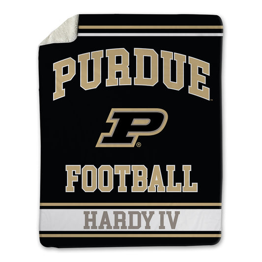 Purdue - NCAA Football : James Hardy IV - Blanket-0