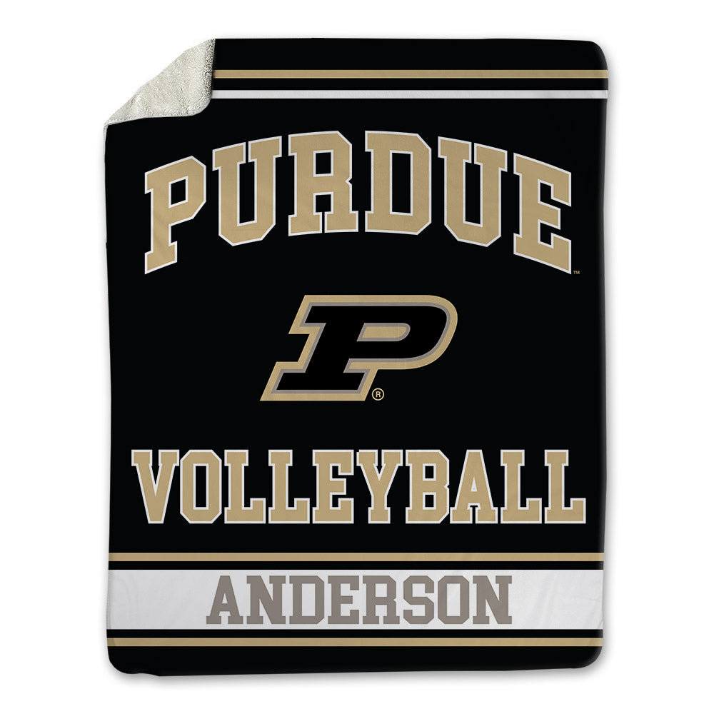 Purdue - NCAA Women's Volleyball : Taylor Anderson - Blanket-0