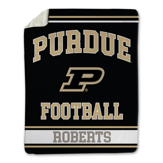 Purdue - NCAA Football : Aaron Roberts - Blanket-0