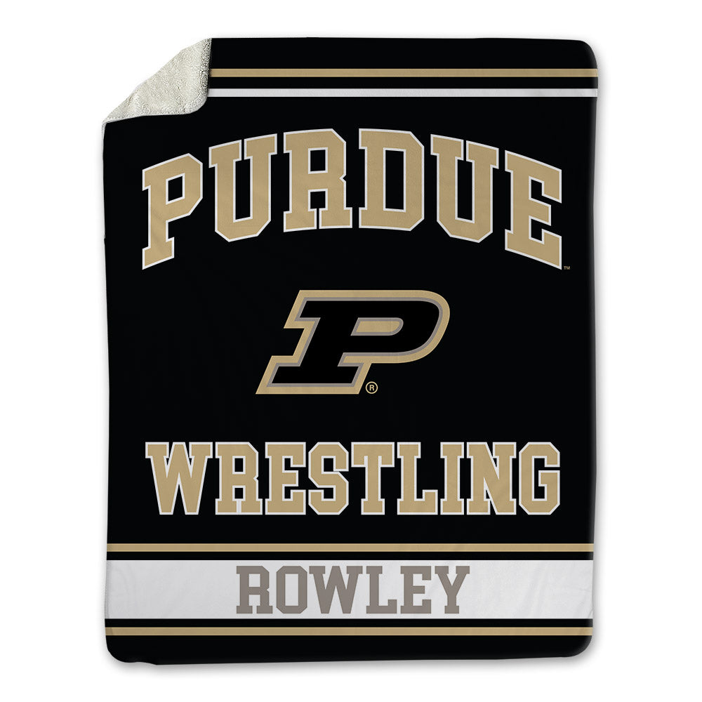 Purdue - NCAA Wrestling : James Rowley - Blanket-0